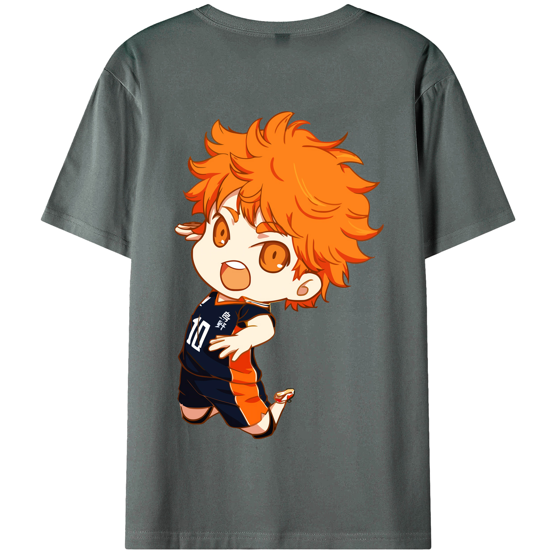 （画像用） ハイキュー!! Haikyu!! 綿100％半袖Tシャツ（背面プリント）